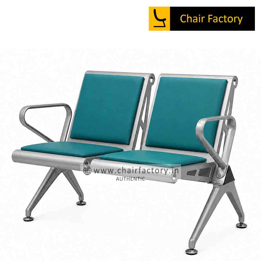 Jarvis 2 Seater Airport Bench with Cushion